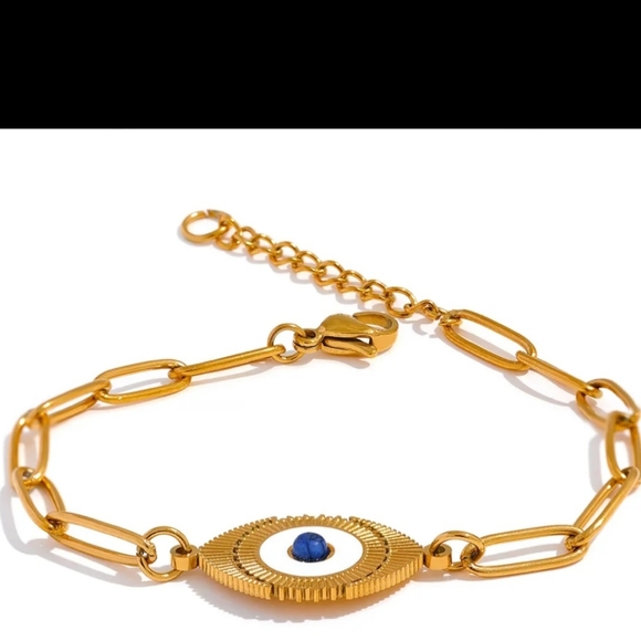 Bracelet 18k gold Plated Stainless steel - Picture 1 of 6